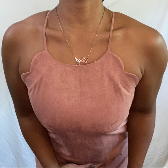 Mauve Cocktail Dress - Picture 3 of 5